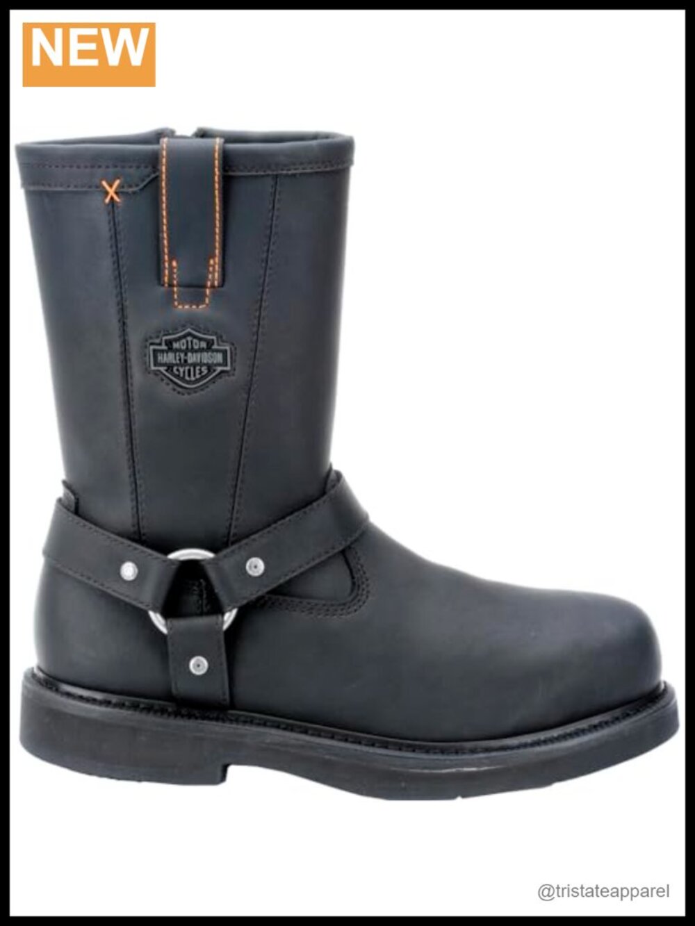 Steel Toe Electrical Hazard Leather Work Motorcycle Boots